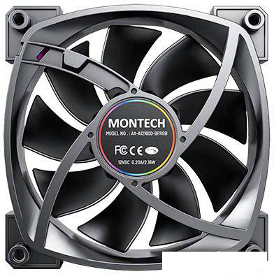 Вентилятор для корпуса Montech AX120 PWM (черный)