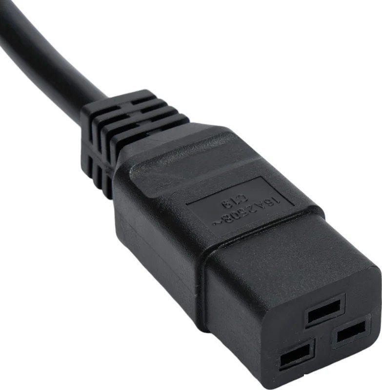 Кабель Cablexpert PC-S22-C19-2.5-1.5M (1.5 м, черный)