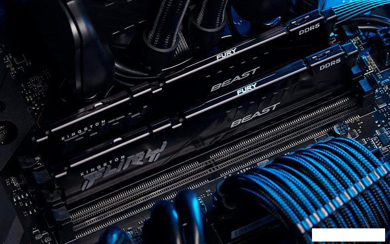 Оперативная память Kingston FURY Beast 32ГБ DDR5 6000МГц KF560C36BBE-32