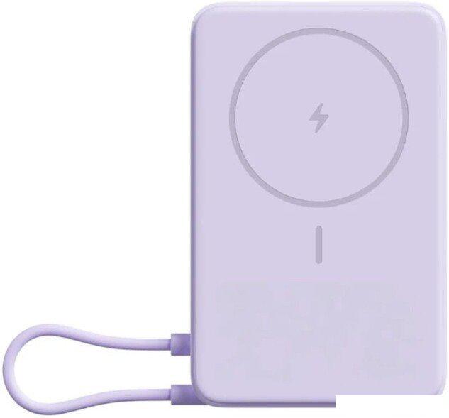 Внешний аккумулятор Xiaomi Magnetic Power Bank with Built-in Stand WPB1007Z 10000mAh (сиреневый, международная версия)