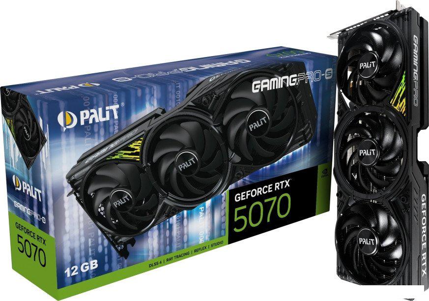 Видеокарта Palit GeForce RTX 5070 GamingPro-S NE75070019K9-GB2050U