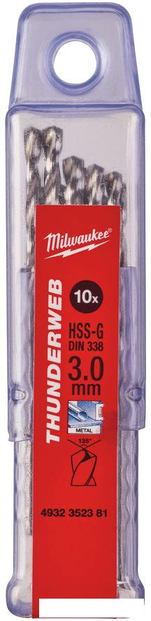 Набор оснастки для электроинструмента Milwaukee 4932352381 (10 предметов)