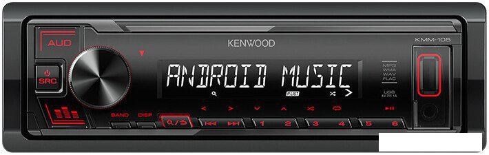 USB-магнитола Kenwood KMM-105