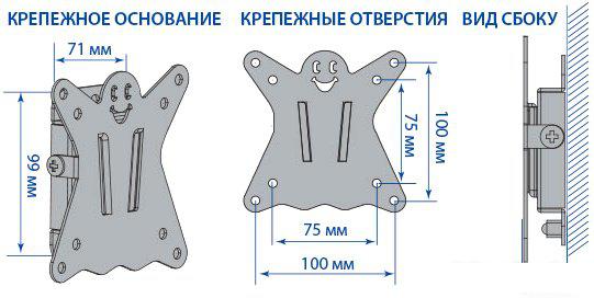 Кронштейн Kromax CASPER-100
