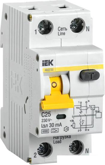 Дифференциальный автомат IEK АВДТ 32 C25 MAD22-5-025-C-30