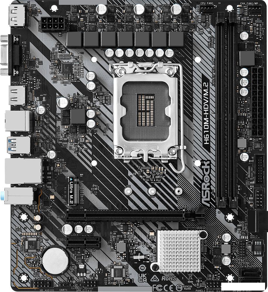Материнская плата ASRock H610M-HDV/M.2 R2.0