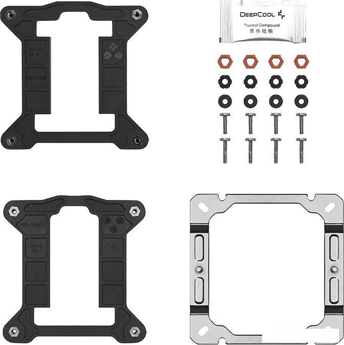 Кулер для процессора DeepCool AG400 LED R-AG400-BKLNMC-G-1