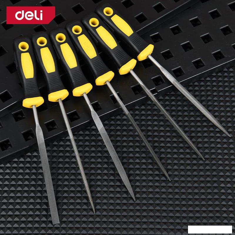 Набор напильников Deli DL2141 (6 предметов)