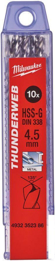 Набор сверл Milwaukee 4932352386 (10 предметов)