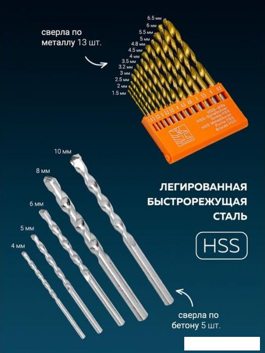 Универсальный набор инструментов ISMA ISMA-38841DS (216 предметов)