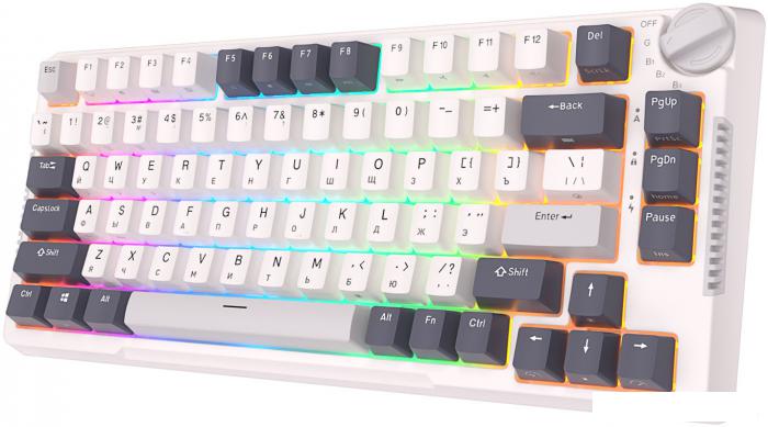 Клавиатура Royal Kludge RK-H81 RGB White Night (RK Cyan)