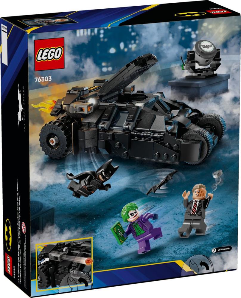 Конструктор LEGO Batman 76303 Бэтмен на Тумблере против Двуликого и Джокера