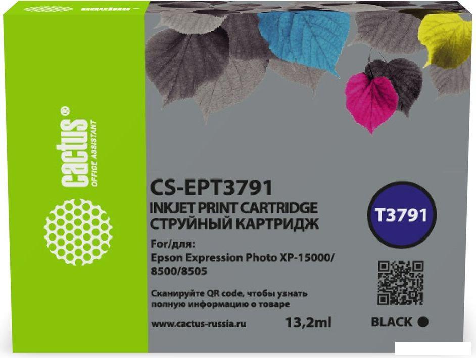 Картридж CACTUS CS-EPT3791 (аналог Epson EPT3791)