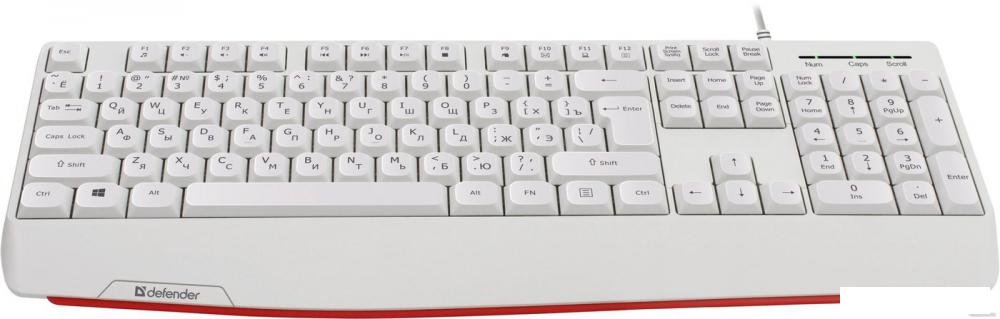 Клавиатура Defender Atom HB-546 (белый)