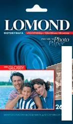 Фотобумага Lomond Полуглянцевая 10x15 260 г/кв.м. 20 листов (1103302)