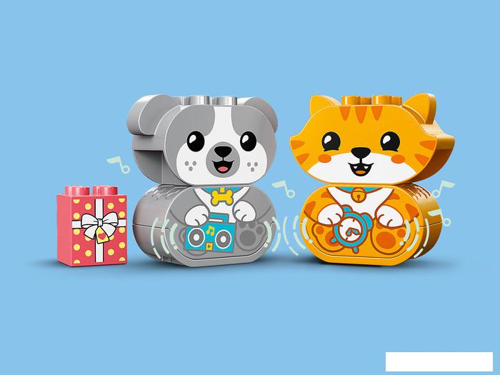 Конструктор LEGO Duplo 10977 Мой первый щенок и котёнок и их звуки