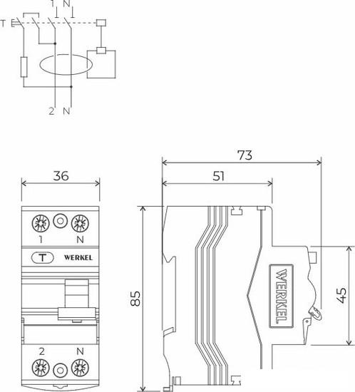 Выключатель автоматический Werkel W912P256
