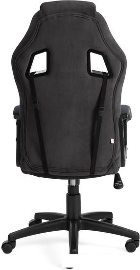 Игровое (геймерское) кресло TetChair Driver (флок/ткань, черный/серый)