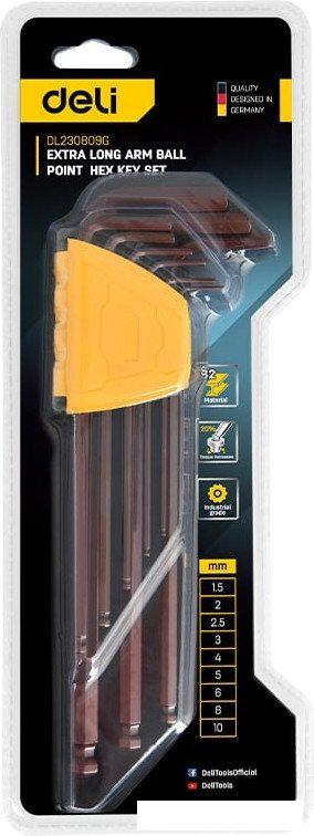 Набор ключей Deli DL230809G (9 предметов)
