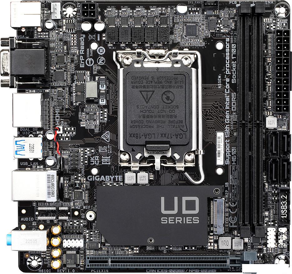Материнская плата Gigabyte H610I (rev. 1.0)