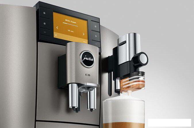 Кофемашина JURA E8 Midnight Silver ED 15712