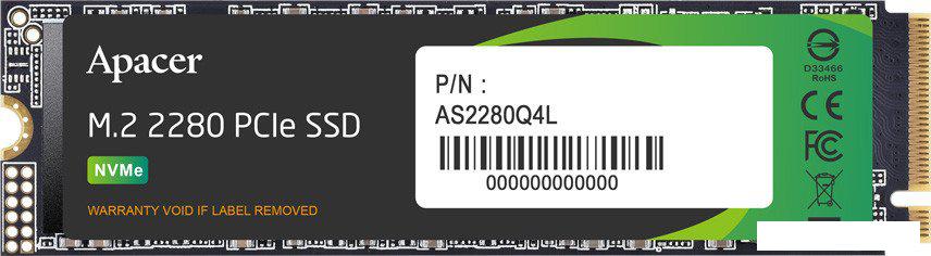 SSD Apacer AS2280Q4L 512GB AP512GAS2280Q4L-1