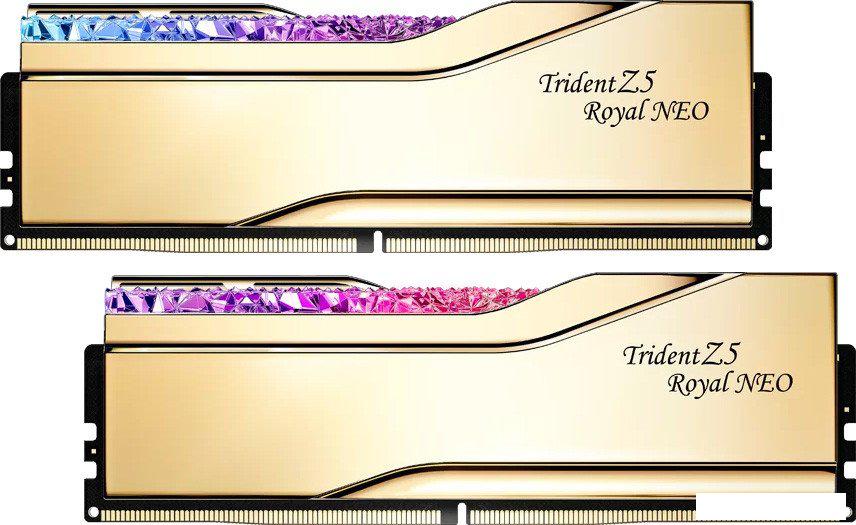 Оперативная память G.Skill Trident Z5 Royal Neo 2x32ГБ DDR5 6000 МГц F5-6000J2836G32GX2-TR5G