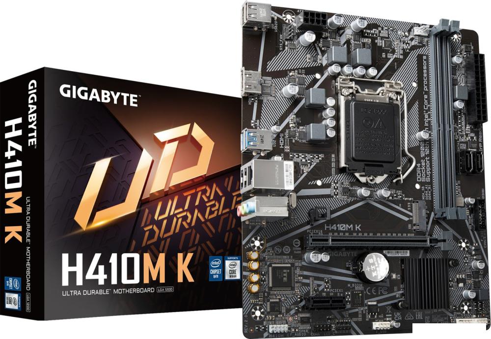 Материнская плата Gigabyte H410M K (rev. 2.0)