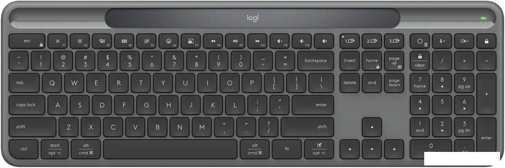 Клавиатура Logitech Signature Slim Solar+ K980 920-013755 (графитовый, нет кириллицы)