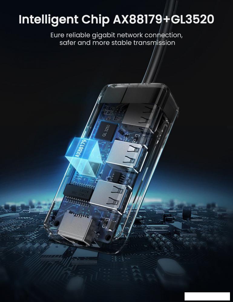 USB-хаб Ugreen 20265