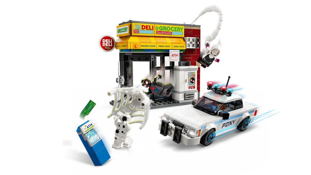 Конструктор LEGO Super Heroes Через вселенные: Майлз Моралес против Спота 76311