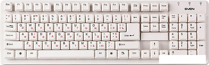 Клавиатура SVEN Standard 301 PS/2 (серый)