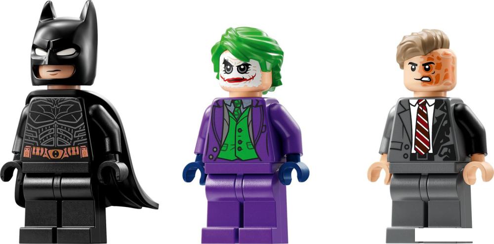Конструктор LEGO Batman 76303 Бэтмен на Тумблере против Двуликого и Джокера