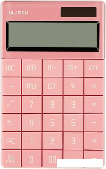 Калькулятор Deli Nusign ENS041 (розовый)