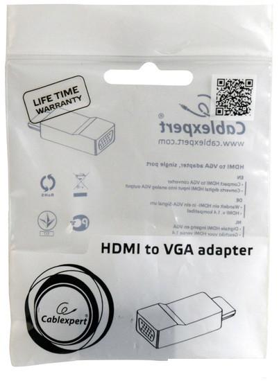 Адаптер Cablexpert A-HDMI-VGA-001