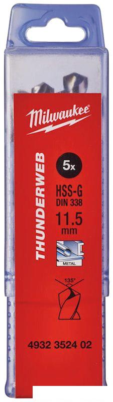 Набор сверл Milwaukee 4932352402 (5 предметов)