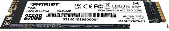 SSD Patriot P320 256GB P320P256GM28