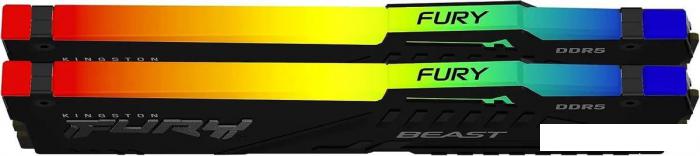 Оперативная память Kingston FURY Beast RGB 2x16ГБ DDR5 6000 МГц KF560C30BBEAK2-32