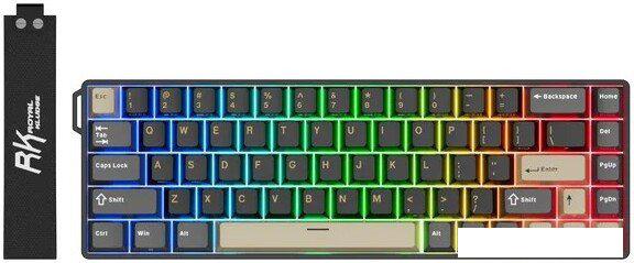 Клавиатура Royal Kludge RK68 HE Phantom (RK Mint)