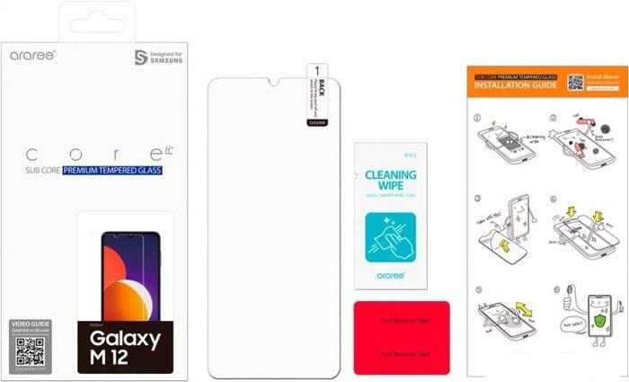 Защитное стекло Araree для Samsung M12