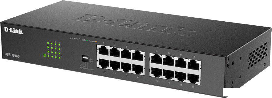 Настраиваемый коммутатор D-Link DGS-1016D/J1A