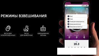 Умные напольные весы Polaris PWS 1898 IQ Home (черный)