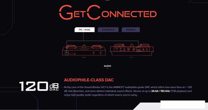 Внешняя звуковая карта Creative Sound Blaster GC7