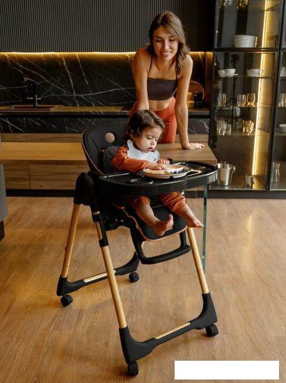Высокий стульчик Amarobaby Elegant AB23-23EL/09 (черный)