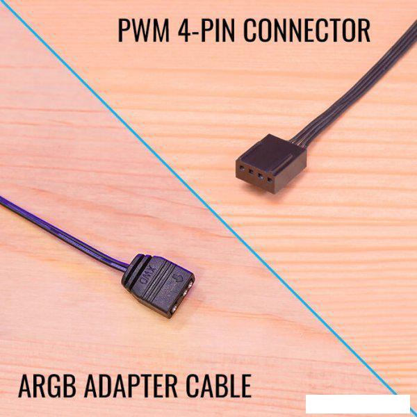 Кулер для процессора AeroCool Cylon 4F WH ARGB PWM 4P