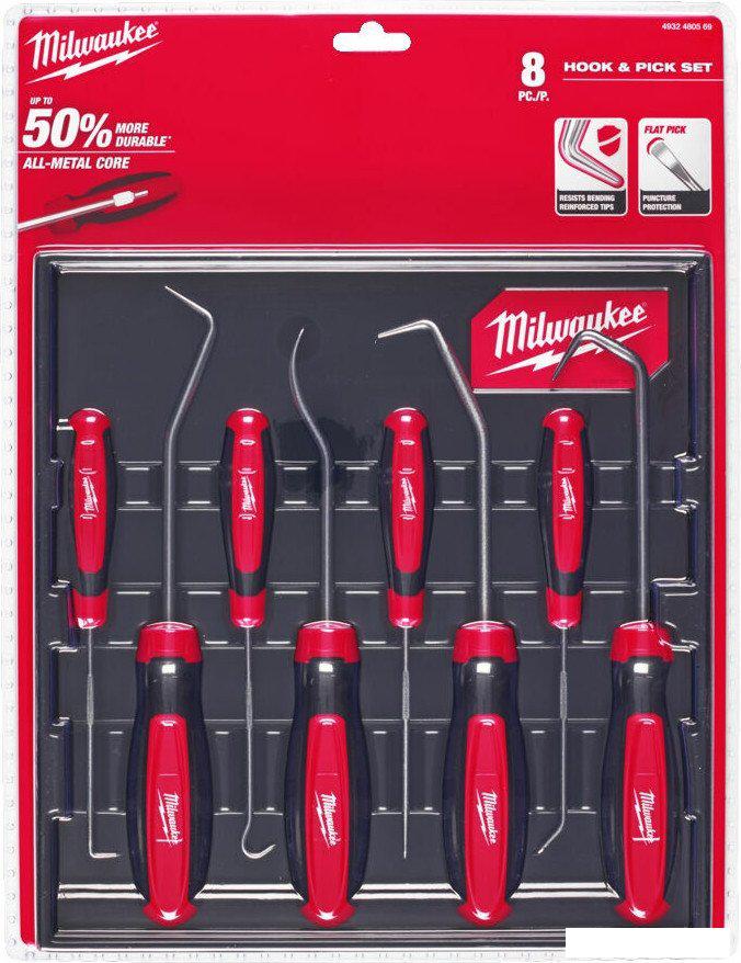 Набор крюков  Milwaukee 4932480569 (8 предметов)