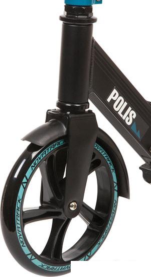 Двухколесный подростковый самокат Novatrack Polis 200 Pro'10 200.POLIS.BL21 (синий)
