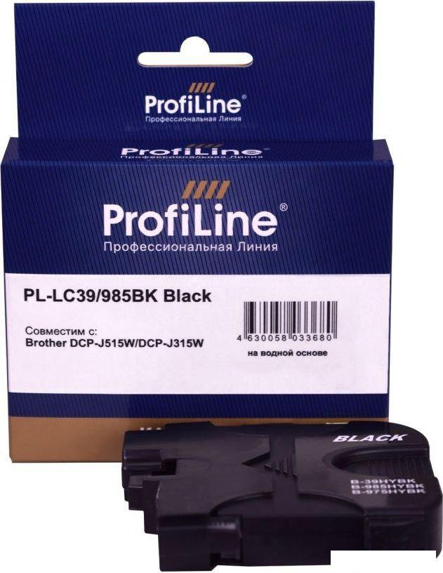 Картридж ProfiLine PL-LC39/985BK (аналог Brother LC39/985BK_BK)