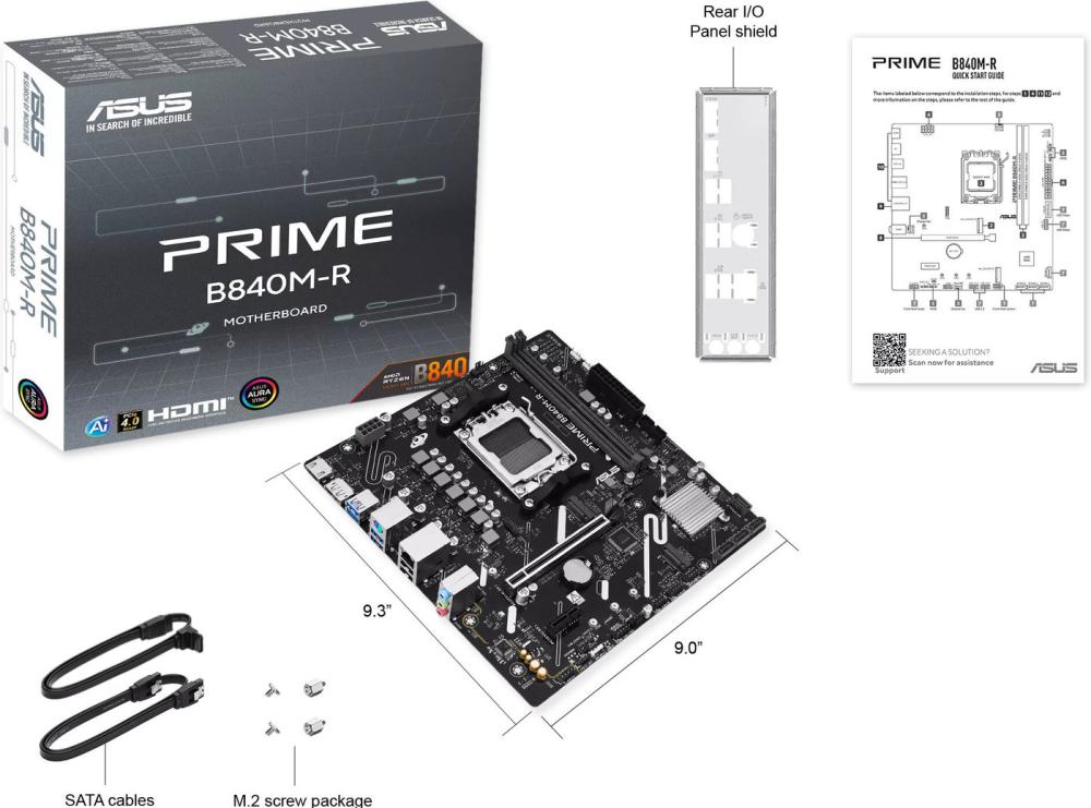 Материнская плата ASUS Prime B840M-R