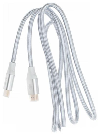 Кабель CACTUS HDMI - HDMI CS-HDMI.2.1-1.8 (1.8 м, серебристый)
